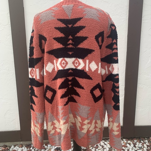 Last S SO SOFT! New Cozy Aztec Southwest Bohemian Knitted Sweater Cardigan - Picture 17 of 17